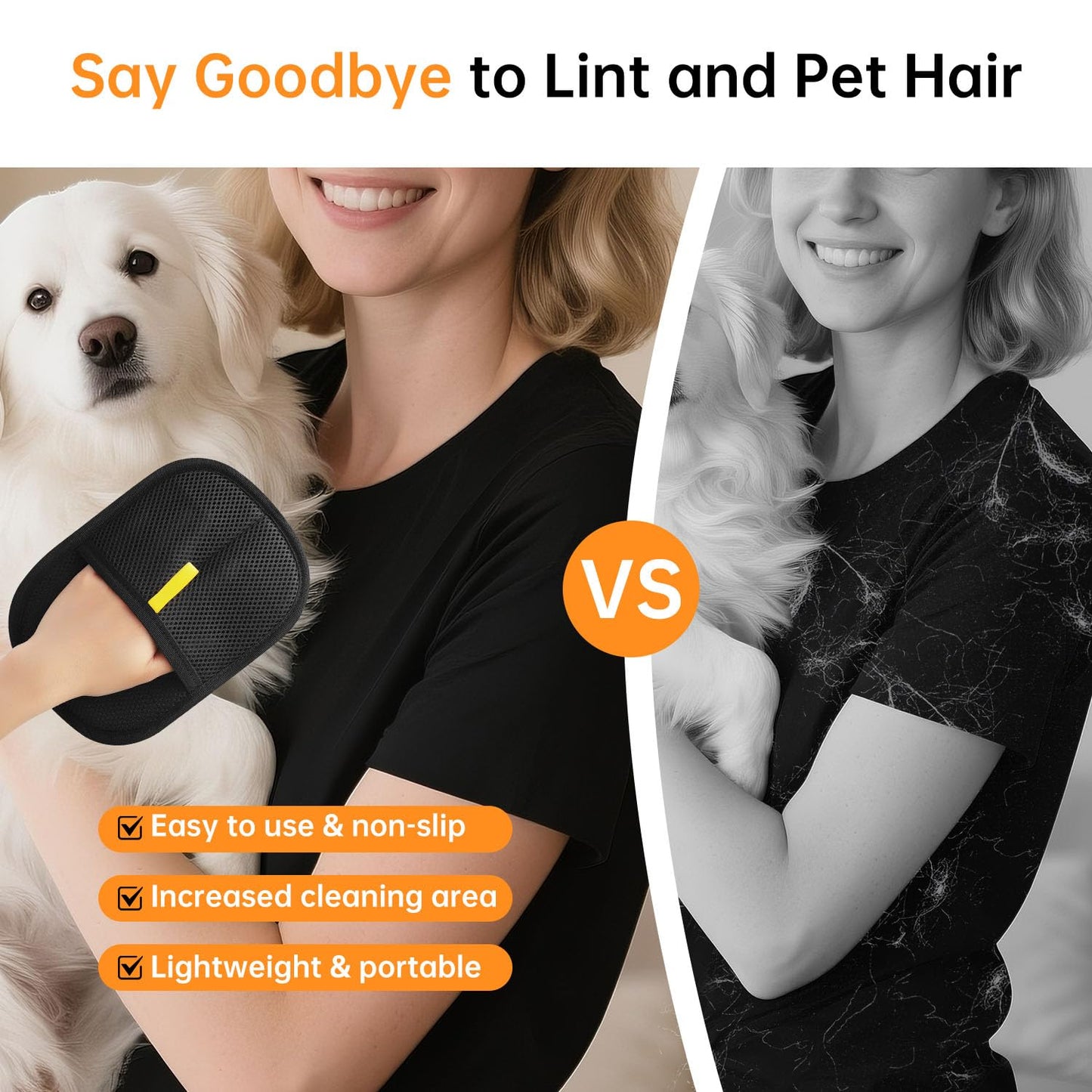 Pet Hair Removal Gloves